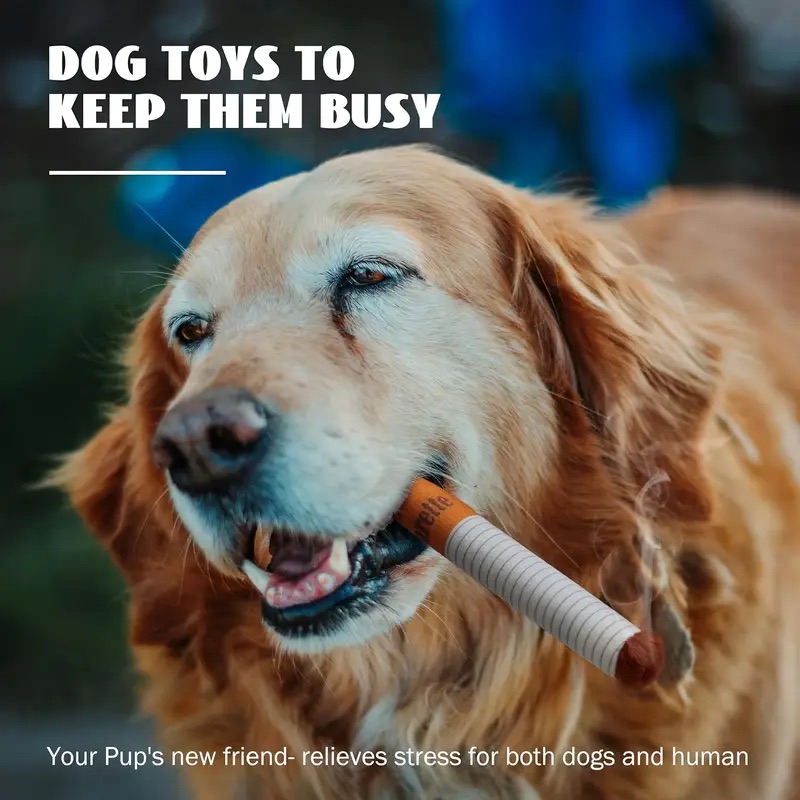 dog toy cigarette